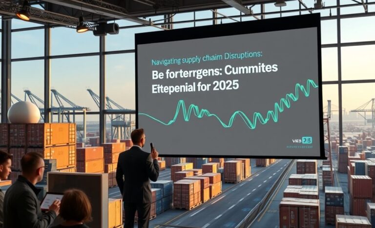 Navigating Supply Chain Disruptions: Business Strategies for 2025 Navigating Supply Chain Disruptions: Business Strategies for 2025