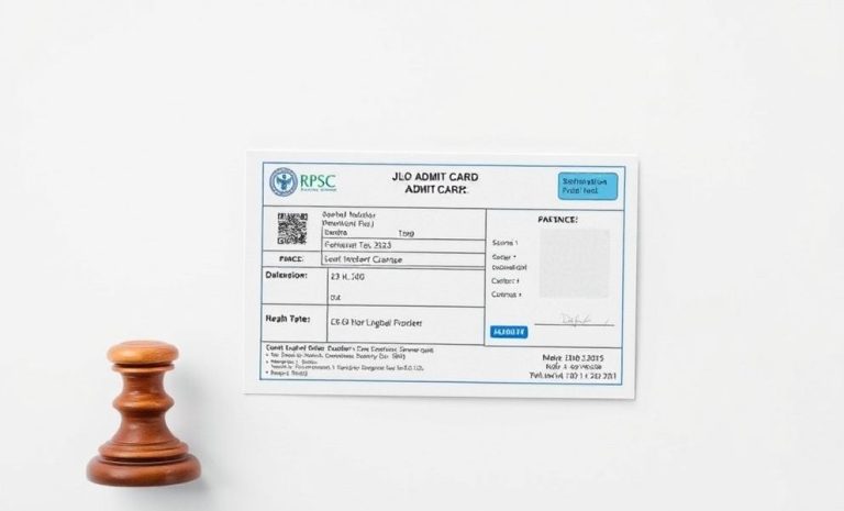 RPSC JLO Admit Card 2025: Complete Download Guide & Exam Preparation