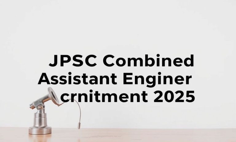 JPSC Combined Assistant Engineer Recruitment 2025: Complete Guide, Eligibility & Application